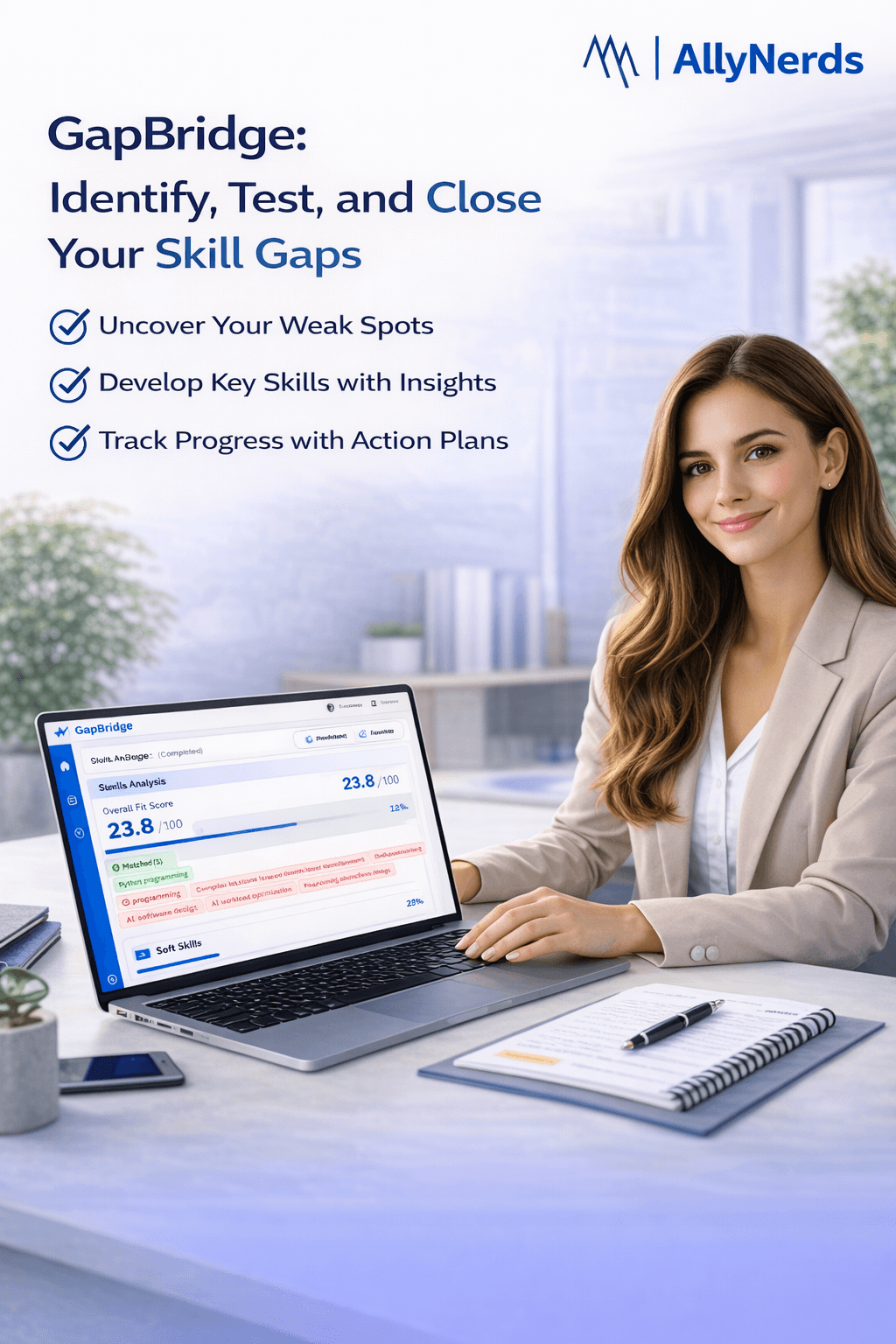 Illustration accompanying this guide to Gap Bridge: Measure Your Gaps. Strengthen Your Edge.