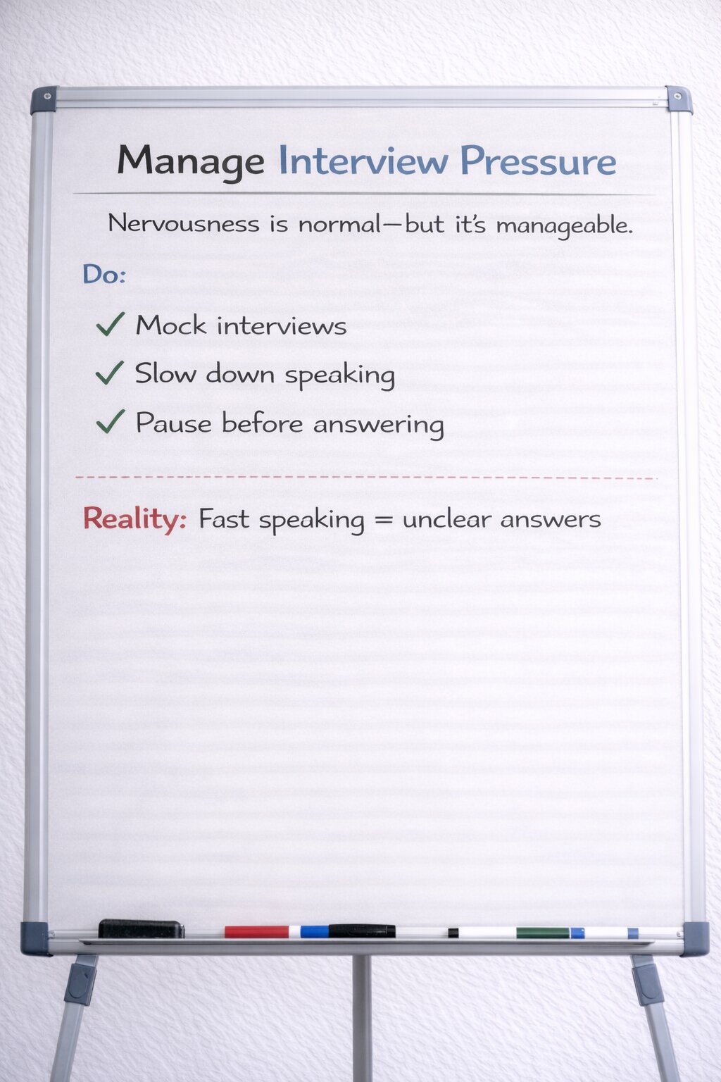 Control Interview Anxiety