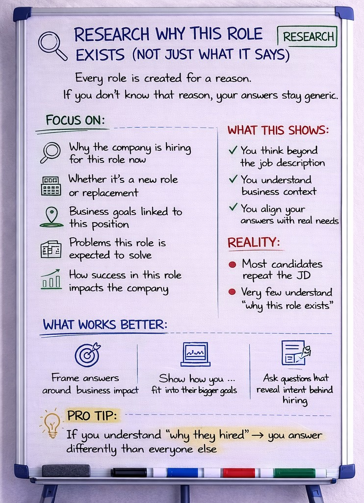 Research Why This Role Exists (Not Just What It Says)